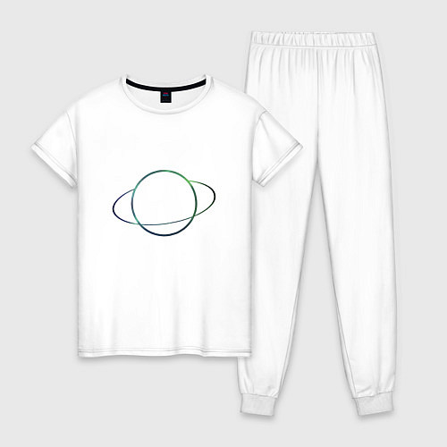 Женская пижама Планета / Белый – фото 1