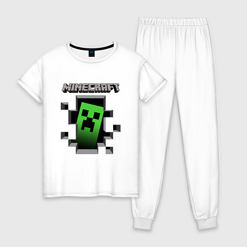 Женская пижама Minecraft / Белый – фото 1