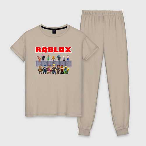 Женская пижама ROBLOX / Миндальный – фото 1