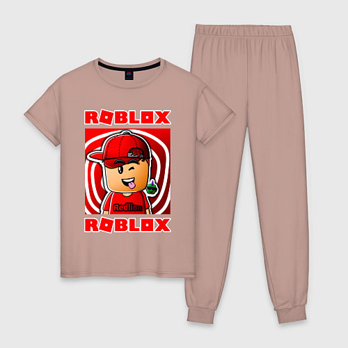 Женская пижама ROBLOX / Пыльно-розовый – фото 1