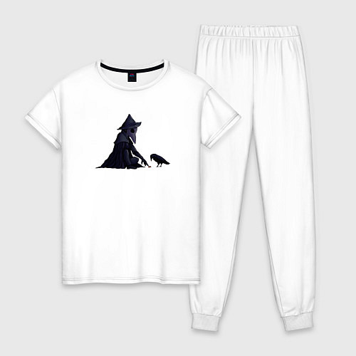 Женская пижама Чумной доктор / Белый – фото 1