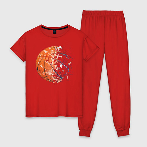 Женская пижама BasketBall / Красный – фото 1
