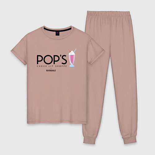 Женская пижама POPS / Пыльно-розовый – фото 1