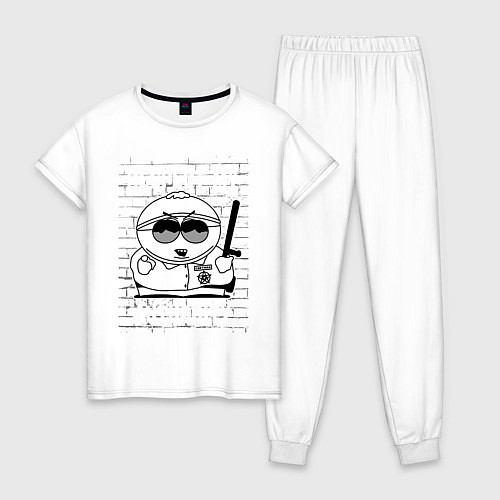 Женская пижама South Park, Эрик Картман / Белый – фото 1