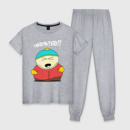 Женская пижама South Park, Эрик Картман / Меланж – фото 1