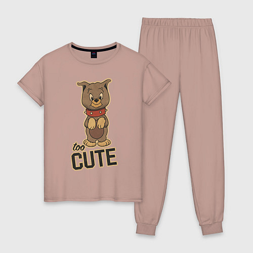 Женская пижама Too Cute / Пыльно-розовый – фото 1