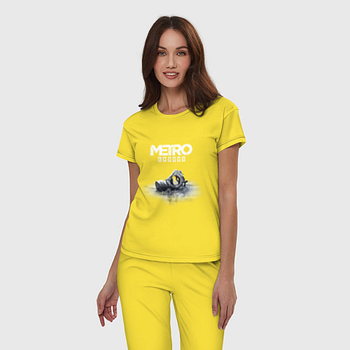 Женская пижама METRO EXODUS / Желтый – фото 3