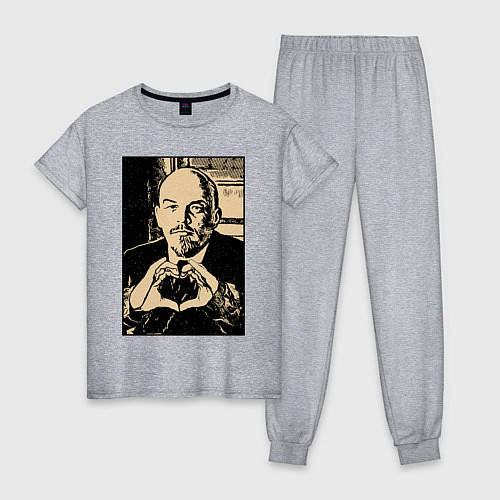 Женская пижама Ленин Oko / Меланж – фото 1