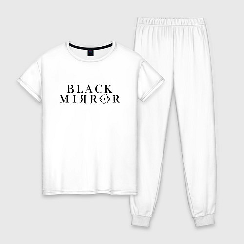 Женская пижама Black Mirror / Белый – фото 1
