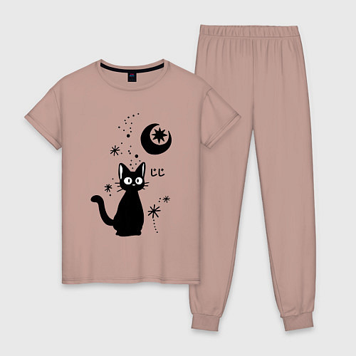 Женская пижама Jiji Cat / Пыльно-розовый – фото 1