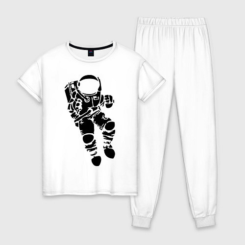 Женская пижама Космонавт / Белый – фото 1