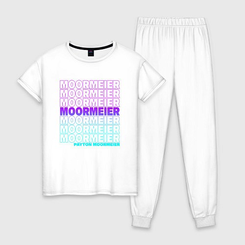 Женская пижама PAYTON MOORMEIER - ТИКТОК / Белый – фото 1