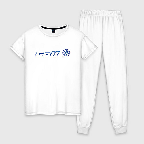 Женская пижама Volkswagen Golf Z / Белый – фото 1