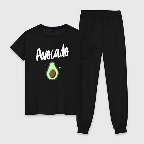 Женская пижама Avocado / Черный – фото 1