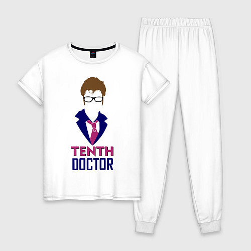 Женская пижама Tenth Doctor / Белый – фото 1