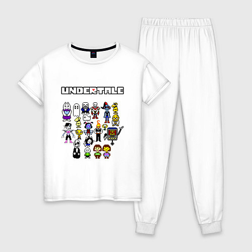 Женская пижама UNDERTALE / Белый – фото 1