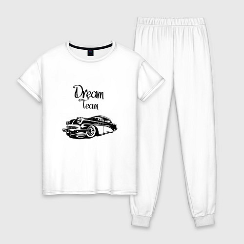 Женская пижама Dream Team / Белый – фото 1