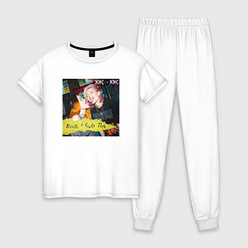 Женская пижама Юность Кис -Кис / Белый – фото 1