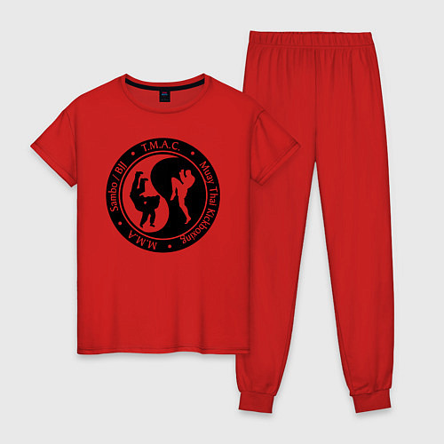 Женская пижама MMA / Красный – фото 1