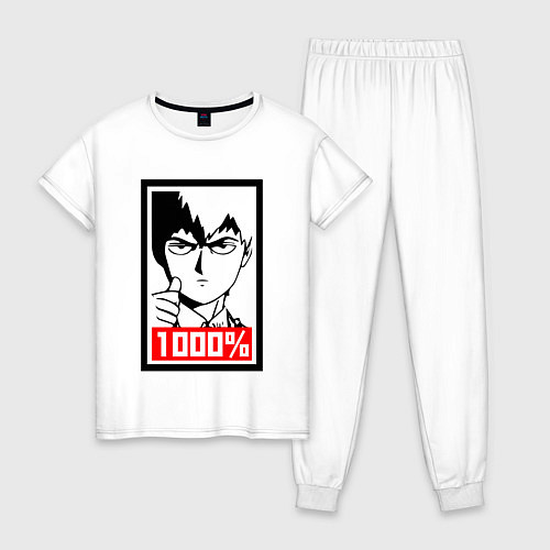Женская пижама Mob psycho 100 Z / Белый – фото 1
