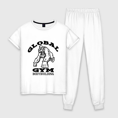 Женская пижама Global Gym / Белый – фото 1
