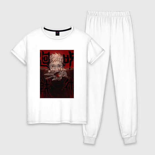 Женская пижама Магическая битва / Белый – фото 1