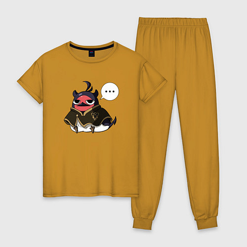 Женская пижама Nero bird / Горчичный – фото 1