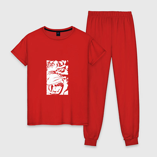 Женская пижама Тигр / Красный – фото 1