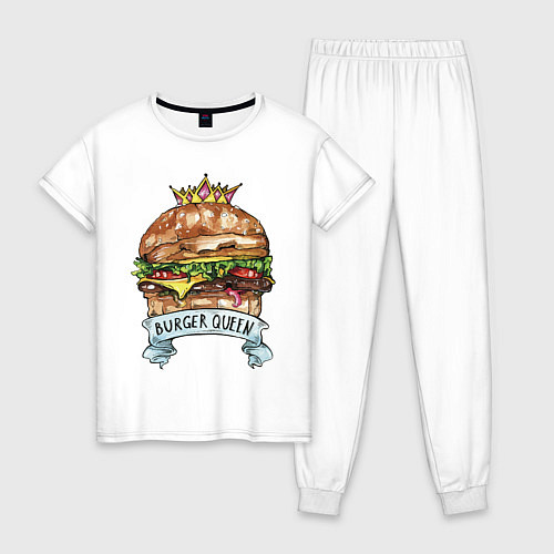 Женская пижама Burger queen / Белый – фото 1