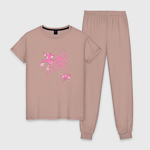 Женская пижама Джерри / Пыльно-розовый – фото 1