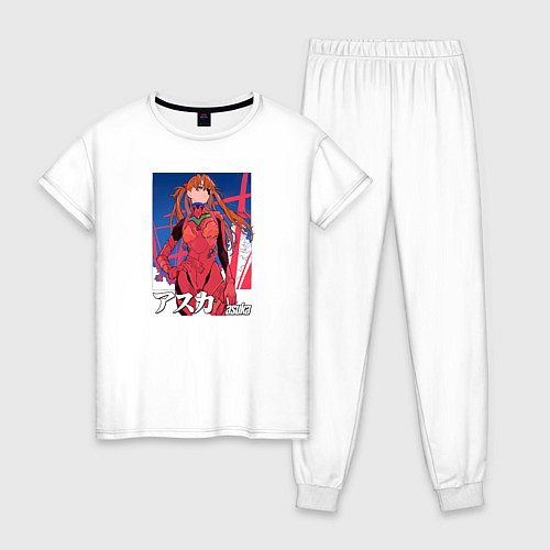 Женская пижама Evangelion Asuka / Белый – фото 1