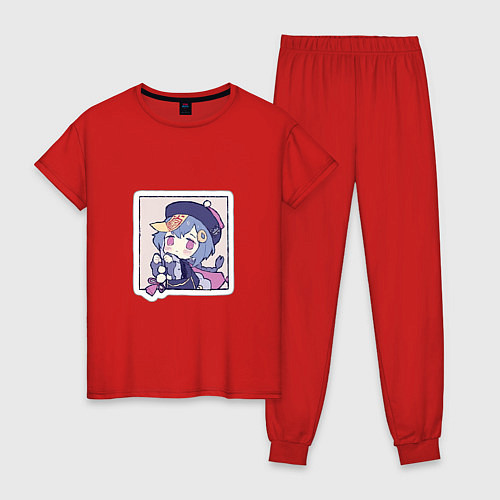 Женская пижама Ци Ци / Красный – фото 1