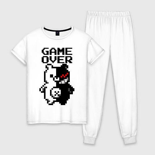 Женская пижама MONOKUMA GAME OVER / Белый – фото 1