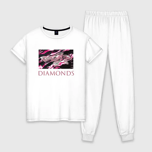 Женская пижама DIAMONDS / Белый – фото 1