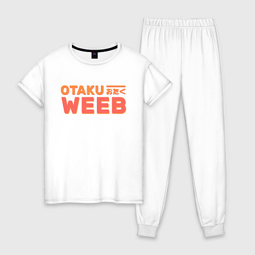 Женская пижама Otaku weeb / Белый – фото 1