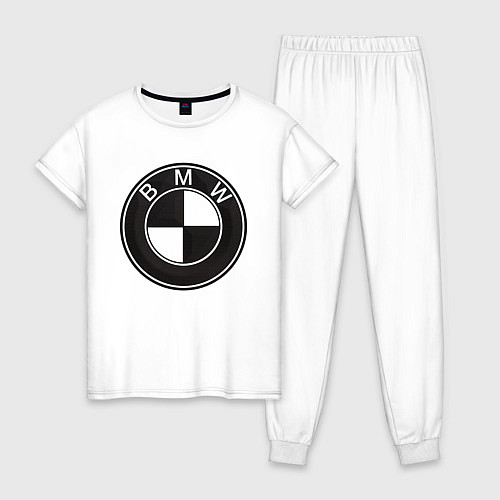 Женская пижама BMW LOGO CARBON / Белый – фото 1