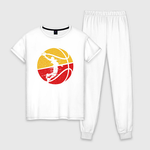 Женская пижама Мой Баскетбол / Белый – фото 1