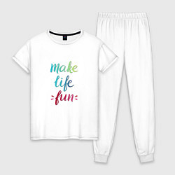 Женская пижама Make life fun