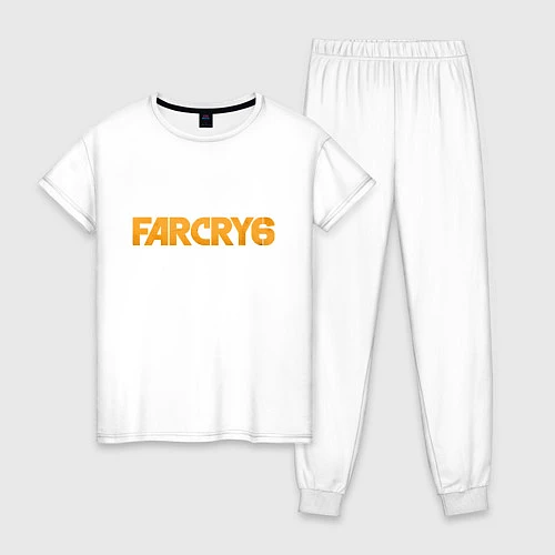 Женская пижама FC6 Logo / Белый – фото 1