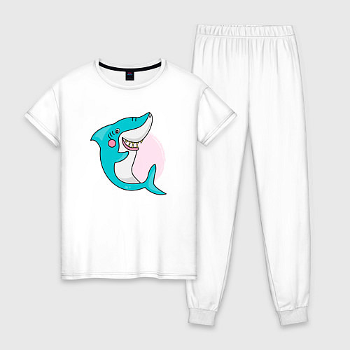 Женская пижама Акула / Белый – фото 1