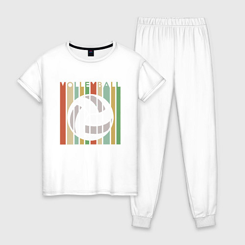 Женская пижама Style Volleyball / Белый – фото 1