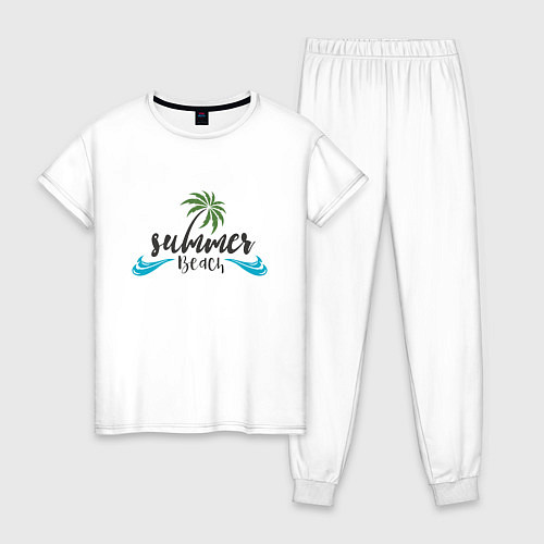 Женская пижама Summer Beach / Белый – фото 1