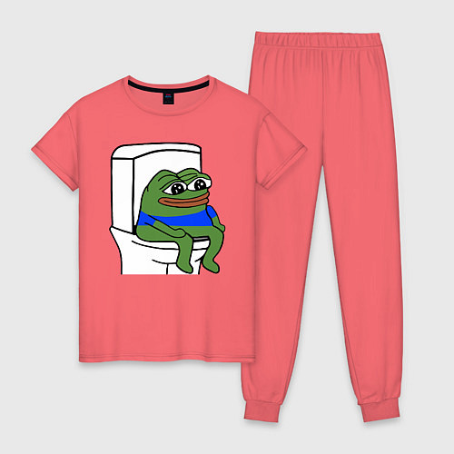Женская пижама Лягушонок пепе / Коралловый – фото 1