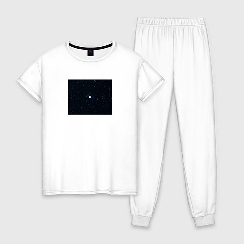 Женская пижама Космос / Белый – фото 1