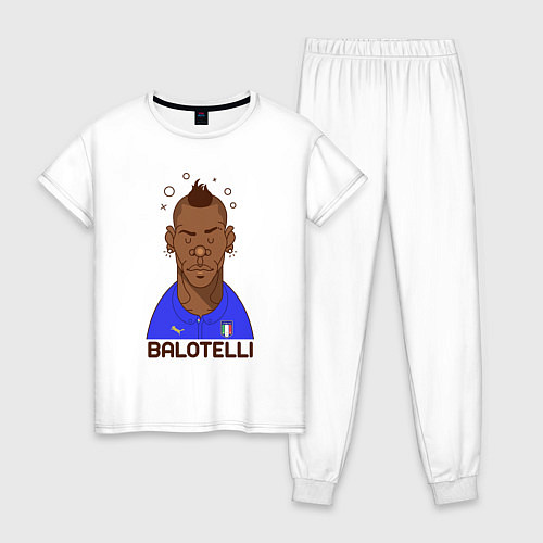 Женская пижама Balotelli / Белый – фото 1