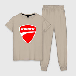 Женская пижама DUCATI ДУКАТИ ЭМБЛЕМА