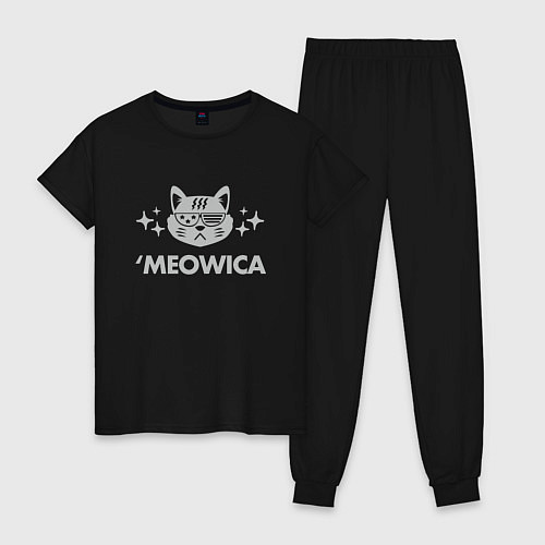 Женская пижама Meowica / Черный – фото 1