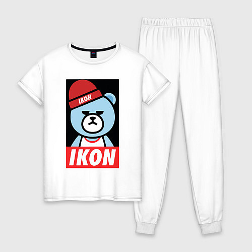 Женская пижама IKON YG Bear Dope / Белый – фото 1