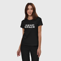 Пижама хлопковая женская Dead Space, цвет: черный — фото 2