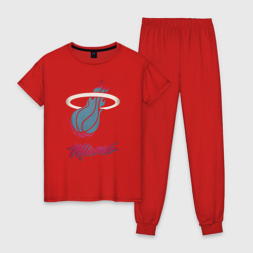 Женская пижама Miami Heat / Красный – фото 1